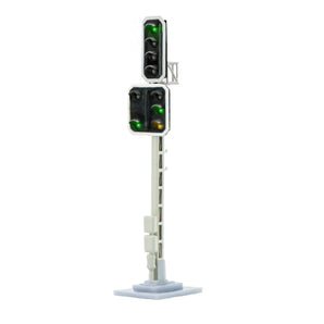 SBB Hauptsignal Typ L vierflammig mit Vorsignal fünfflammig H0 - Premium