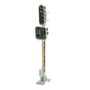 SBB main signal type L five-flame with advance signal H0 - Retro