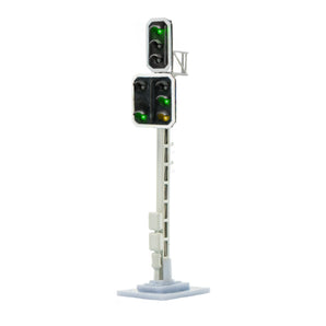 SBB Hauptsignal Typ L dreiflammig mit Vorsignal fünfflammig H0 - Premium