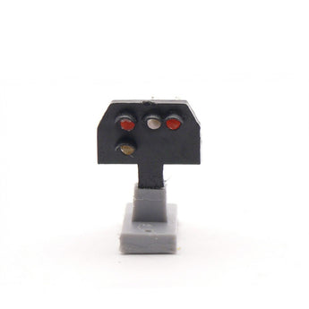 DB Signal Gleissperrsignal Zugdeckungssignal Bausatz Modellbahn-Anlage H0 von Schneider Modellbahnzubehoer