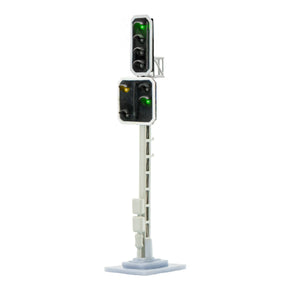SBB Hauptsignal Typ L vierflammig mit Vorsignal vierflammig H0 - Premium