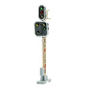 SBB Signal Typ L Hauptsignal dreiflammig mit Vorsignal Modellbahn-Anlage H0 von Schneider Modellbahnzubehoer
